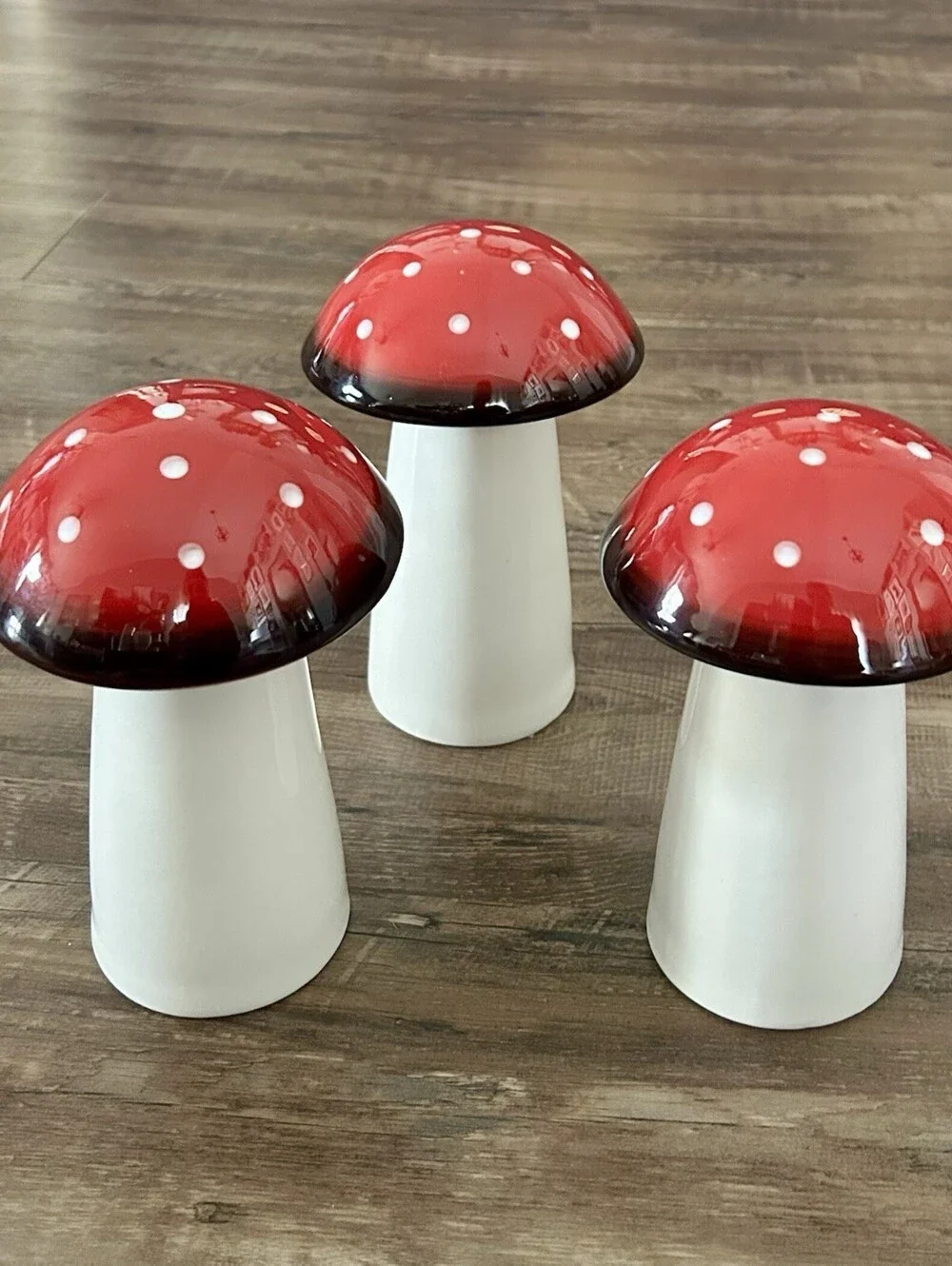 Streamline Imagined Mushroom Light Bundle of 3 Lights 7” Tall